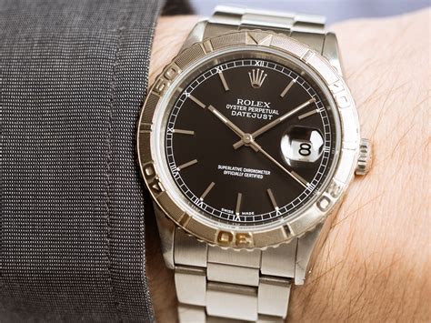 rolex turnograph 16264 stainless steel with thunderbird bezel|Rolex Datejust Turn.